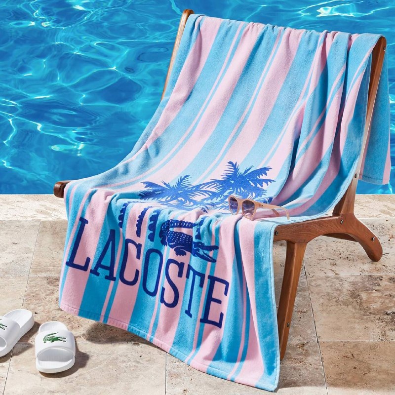 Пляжные полотенца Lacoste 92×183 см в Калининграде — 4 300 ₽ — фото 2