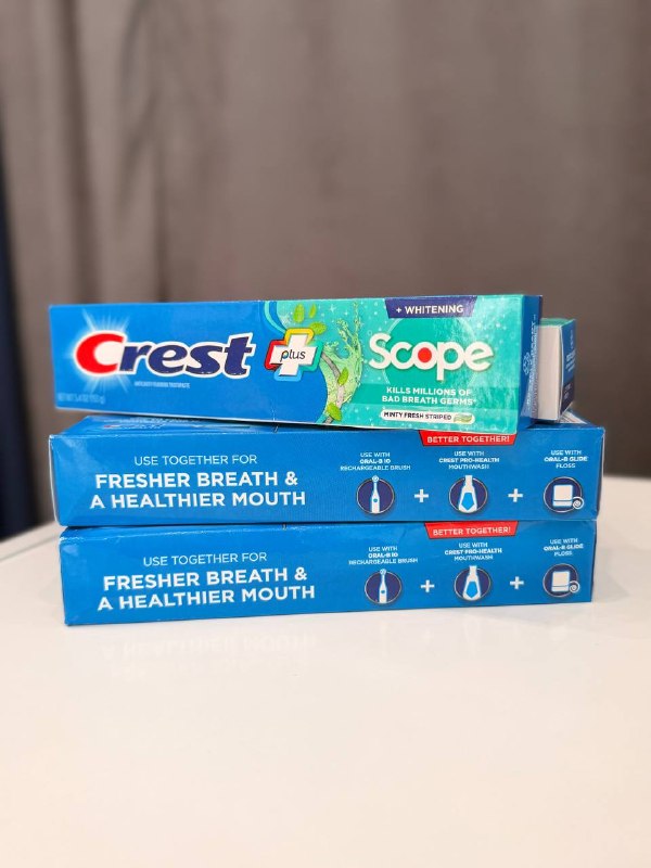 Зубная паста Crest + Scope Minty Fresh снова в Калининграде — фото 1