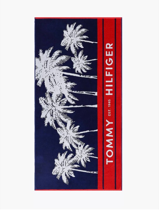 Пляжное полотенце Tommy Hilfiger с монограммой в Калининграде — фото 1