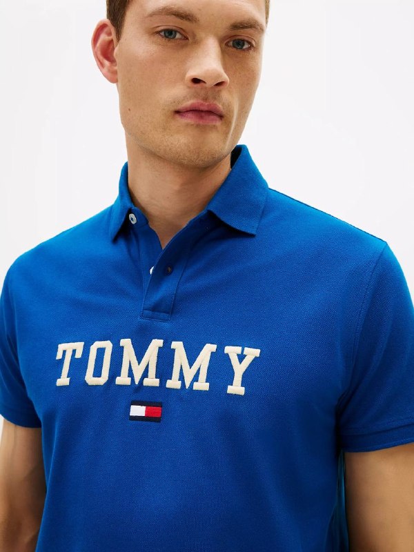 Мужские поло Tommy Hilfiger в бордовом и синем в Калининграде — фото 2