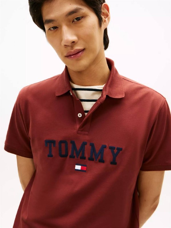 Мужские поло Tommy Hilfiger в бордовом и синем в Калининграде — фото 4