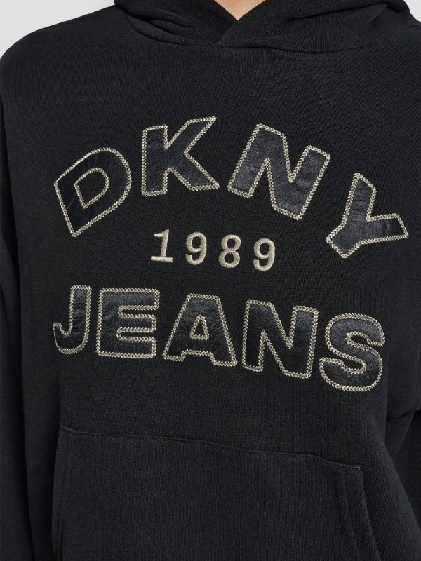 Чёрное худи DKNY Jeans в Калининграде — 6 500 ₽ — фото 2